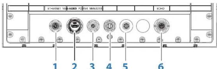 SIMRAD S2009-S2016 - Branchements à l'arrière - 2