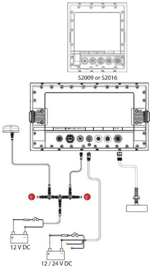 SIMRAD S2009-S2016 - Schémas du système - 1