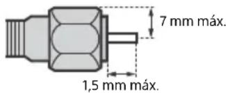 SONY Bravia K-85XR70 - Recomendación sobre el conector de tipo F\* - 1