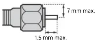SONY Bravia K-77XR84 - Recommendation of F type plug\* - 1