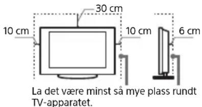 SONY Bravia K-55XR84 - Installering med stativ - 1
