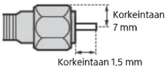 SONY Bravia K-55XR84 - Suositeltu F-tyypin liitin* - 1