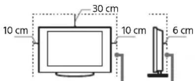 SONY Bravia K-55XR84 - Instalacion con soporte - 1