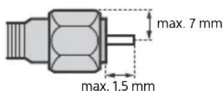 SONY Bravia K-55XR84 - Empfehlung für Stecker des F-Typs* - 1