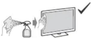 SONY Bravia K-55XR84 - Xερισμός και καθαρισμός   tns επιφάνειας tns oθόνης/   περιβλήματος tns   tnλεόραος - 2