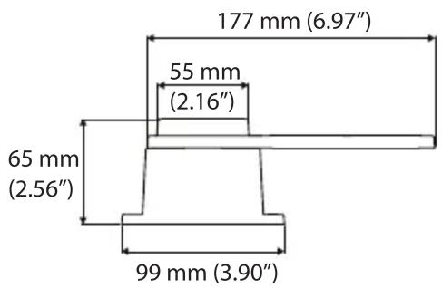 SIMRAD RF40 - Schémas dimensionnels - 1