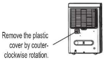 COMFEE MDDP3-30DEN7 - Pump draining (on some models) - 1