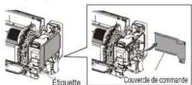 FUJITSU ASHH12KLTA - Retrait du panneau avant/couvercle de commande - 2