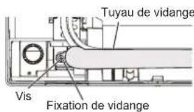 FUJITSU ASHH12KLTA - Installation du tuyau de vidange - 1