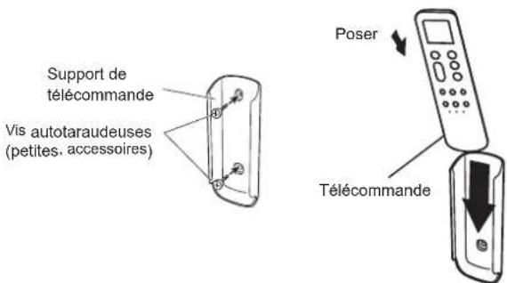 FUJITSU ASHH09KLTA - Installation du support de Télécommande - 1