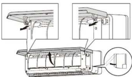 FUJITSU ASEG18KMTE - ■ Retrait de la grille d'admission - 1