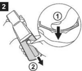 FUJITSU ASEH09KMCG - Insertion des piles - 2