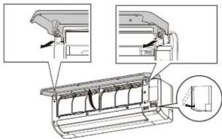 FUJITSU ASEH14KMCG - Retrait de la grille d'admission - 1