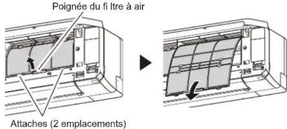 FUJITSU ASEH14KMCG - Nettoyage du filtré à air - 2