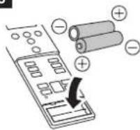FUJITSU ASEH14KMCG - Insertion des piles - 3