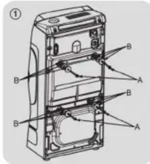 CANDY TCA266TM5-S - - Îndepărtați cu grijă și aruncați profilul de protecție situat sub ușa mașinii de spălat (așa cum se arată în figura 3). - 1