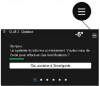 Nibe S1256-13 - ARBORESCENCE DES MENUS - 1