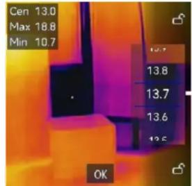 Hikmicro PocketE - Billedjustering - 2