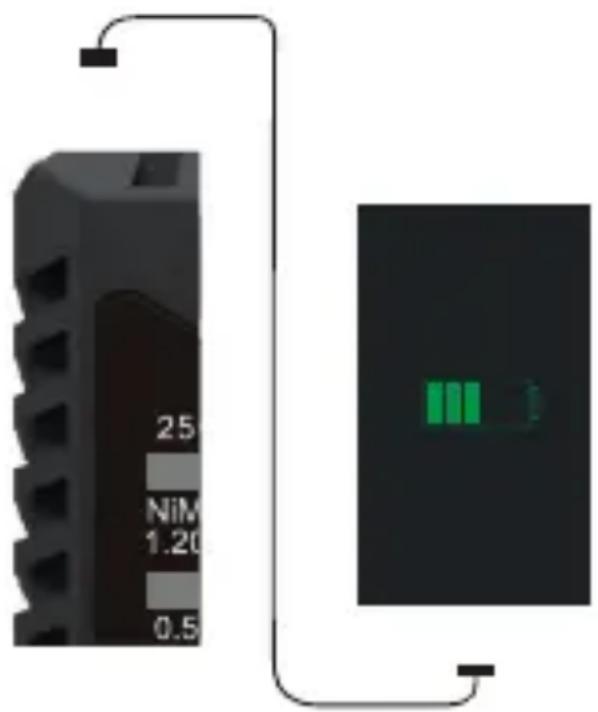 VOLTCRAFT CC1A - b) Akku einlegen und Akkutyp einstellen - 2