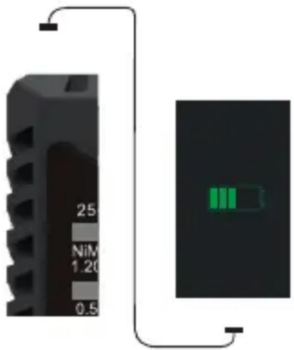 VOLTCRAFT CC1A - b) Accu plaatsen en accutype instellen - 2
