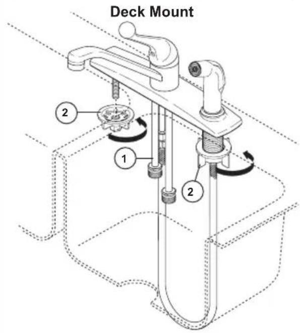 DELTA 100LF-WF - For models with integrated spray. - 3