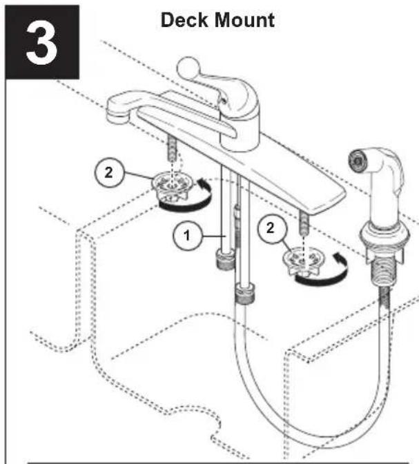 DELTA 100LF-WF - For models with integrated spray. - 1