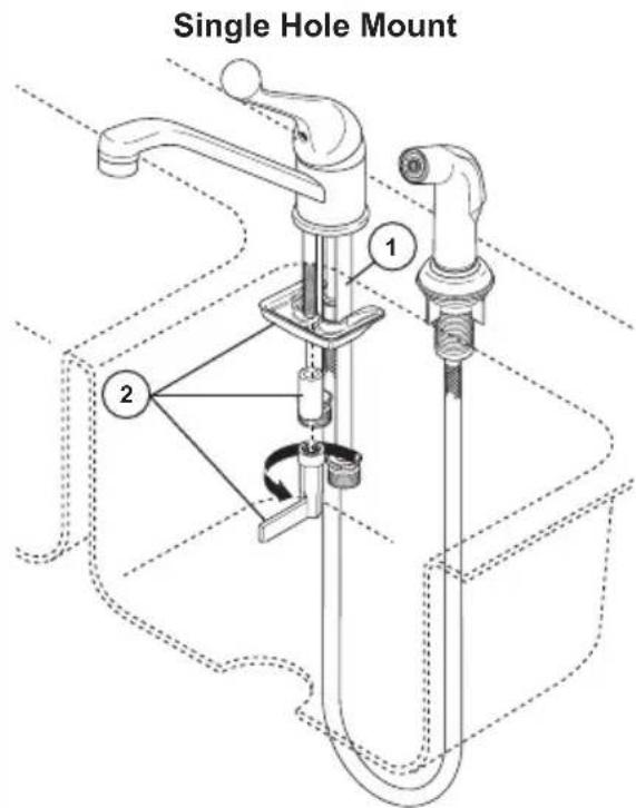 DELTA 100LF-WF - For models with integrated spray. - 4