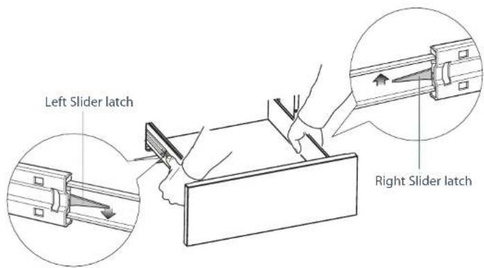 DCS TDD1-20 - To remove the drawer(s) - 2
