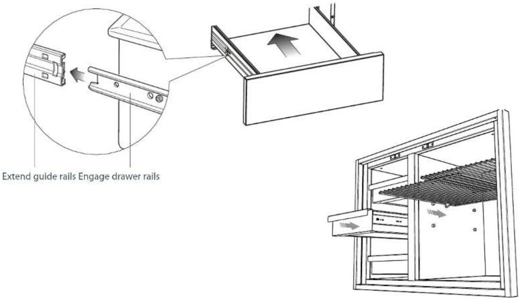 DCS TDD1-20 - To replace the drawer(s) - 1