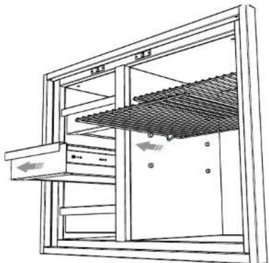 DCS TDD1-20 - To remove the drawer(s) - 1