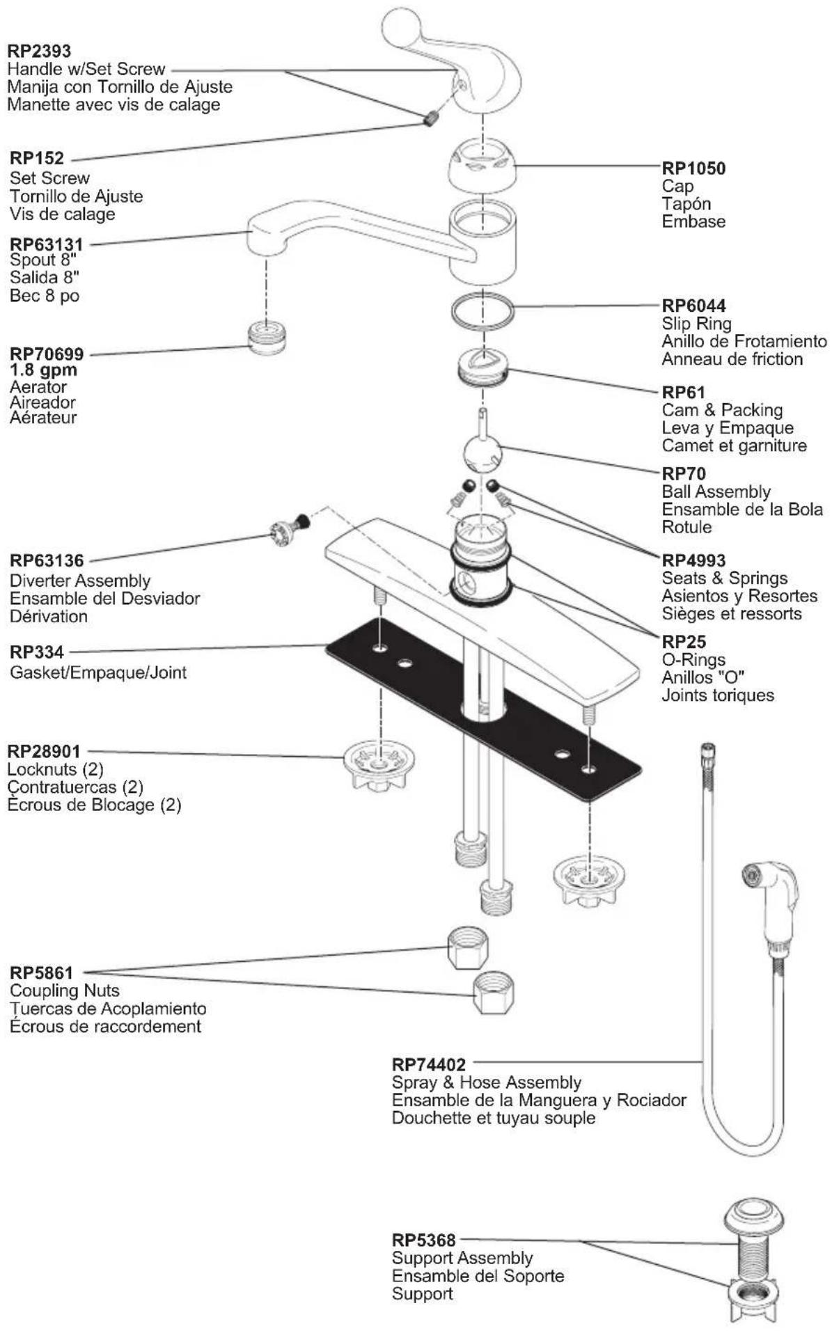 DELTA 300LF-WF - Maintenance Instructions de nettoyage - 1