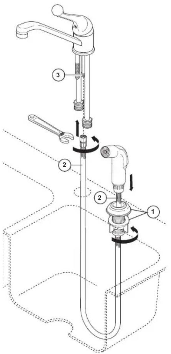 DELTA 300LF-WF - Modèles avec douchette et soporte. - 1