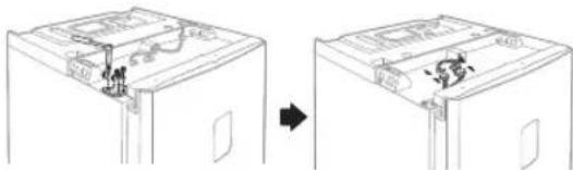 SAMSUNG RR92EERS - REVERSING THE REFRIGERATOR DOOR - 24