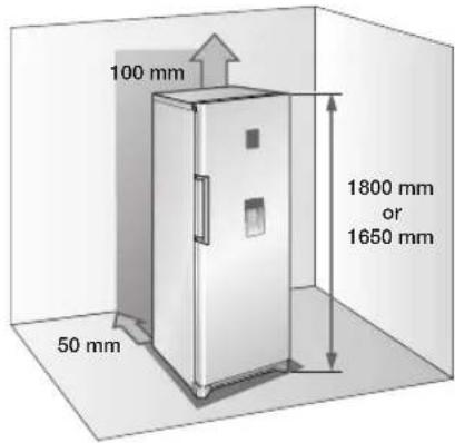 SAMSUNG RR92EERS - Selecting the best location for the refrigerator - 1