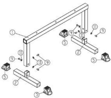 COSTWAY FH10065 - MONTAGE - 1