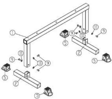 COSTWAY FH10065 - MONTAJE - 1