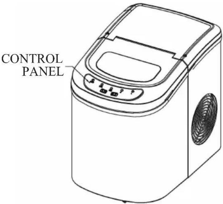 COSTWAY EP22769 - Postion of control panel & function - 1