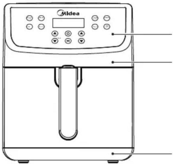 MIDEA MF-CN55A2 - Componenti del prodotto - 1