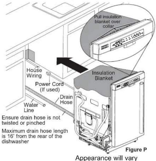 Café CDT875P2NS1 - STEP 7 INSTALL DRAIN HOSE, THROUGH CABINET (CONT.) - 1
