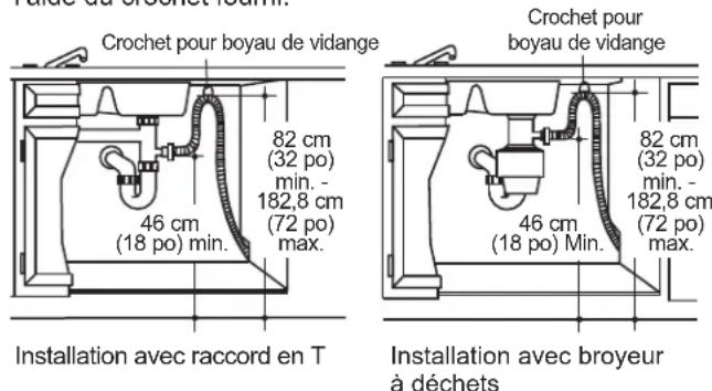 Café CDT875P2NS1 - ÉTAPE 15 RACCORDEMENT DU BOYAU DE VIDANGE (SUITE) - 4