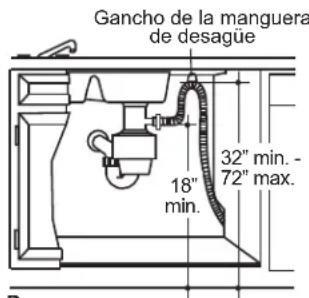 Café CDT875P2NS1 - Método 1 – Brecha de aire con T de desechos o eliminador de desechos - 4