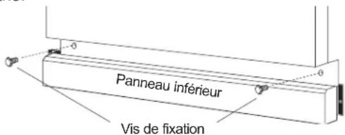 Café CDT875P4NW2 - ÉTAPE 20 INSTALLATION DU PANNEAU INFÉRIEUR - 1