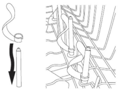 Café CDT875P4NW2 - STEP 21 INSTALL BOTTLE JETS CLIPS (on some models) - 1