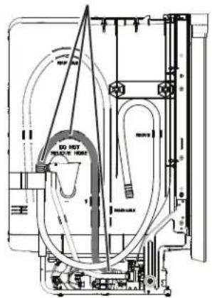 Café CDT875P4NW2 - STEP 7 INSTALL DRAIN HOSE, THROUGH CABINET - 2