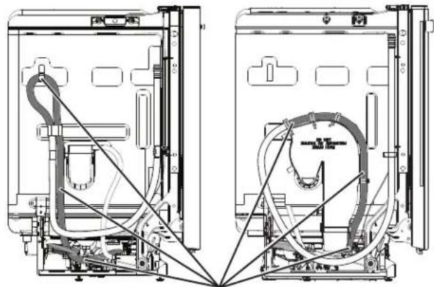Café CDT875P4NW2 - STEP 7 INSTALL DRAIN HOSE, THROUGH CABINET - 1