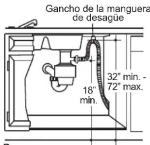 Café CDT875P4NW2 - Método 1 – Brecha de aire con T de desechos o eliminador de desechos - 4