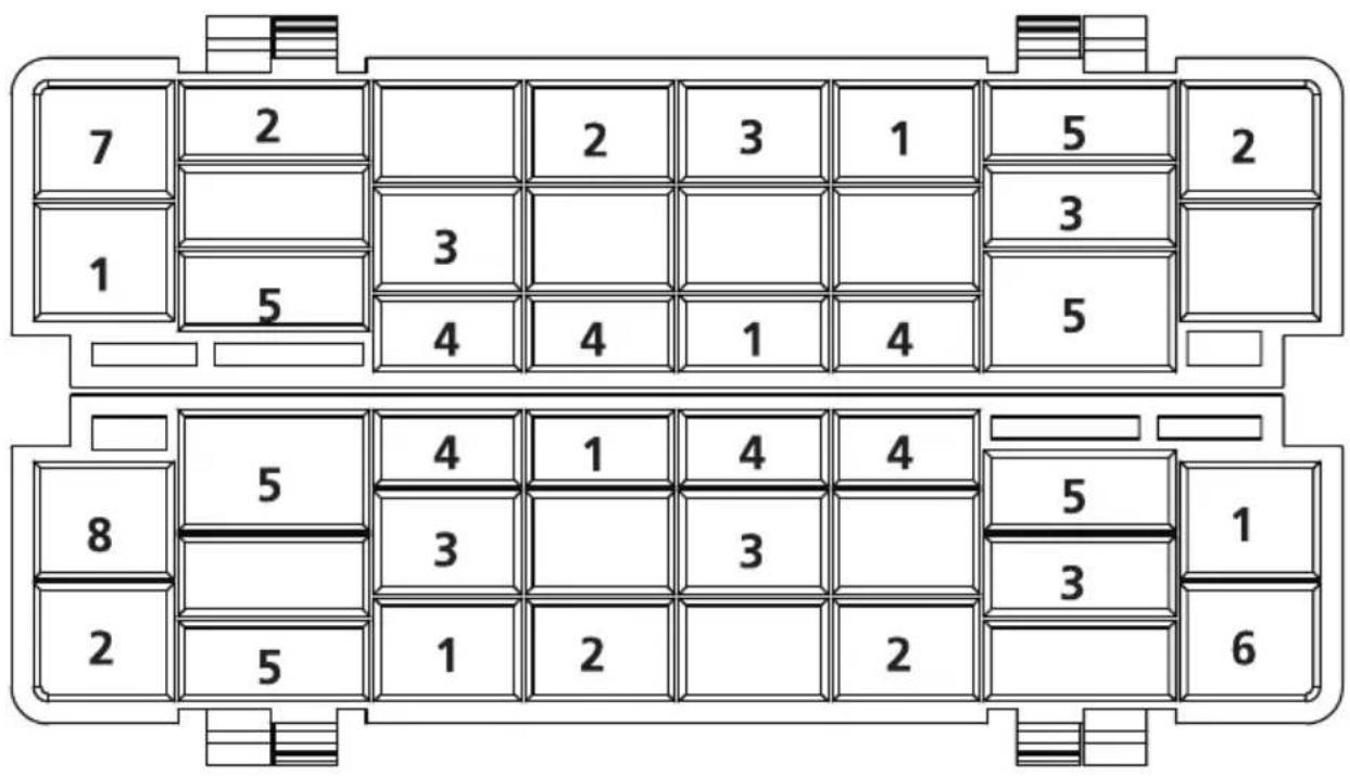 MIDEA ST 3.6F wi - 2.Besteckkorb: - 1