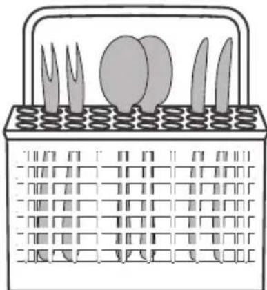 MIDEA ST 3.6F wi - Loading the cutlery basket - 1