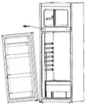 VEDETTE VFD235BREW - INVERSION DU SENS D'OUVERTURE DE LA PORTE - 6