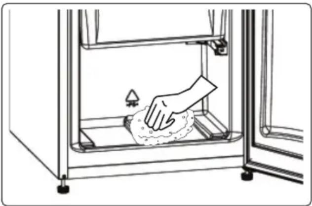 DAEWOO CUL0143EWMA0-EU - Processo di sbrinamento del freezer - 1